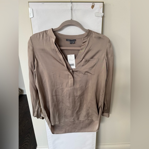 Vince Light Brown Blouse